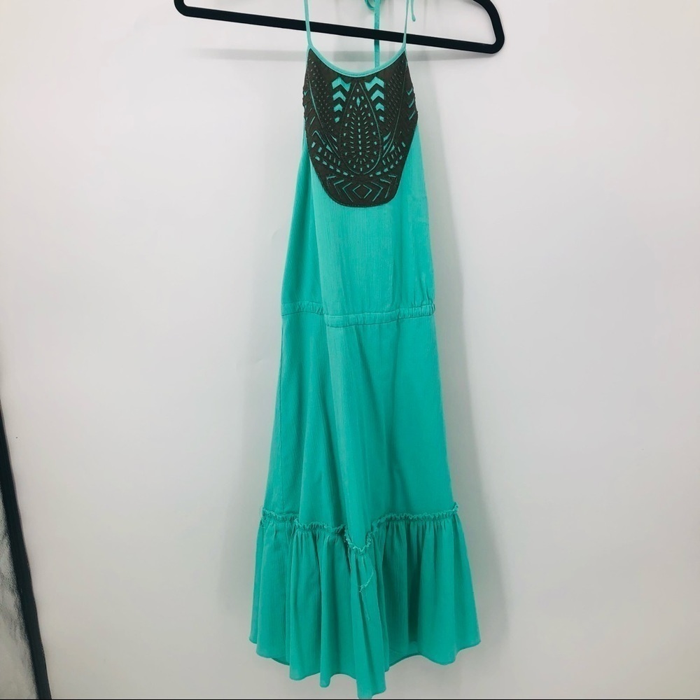 Banana‎ Republic men’s green halter top dress Size 4